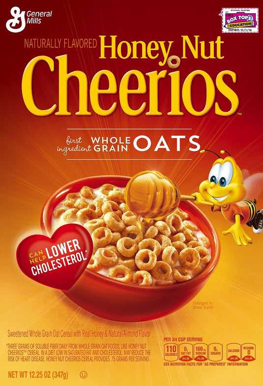 Cheerios honey nut cereal